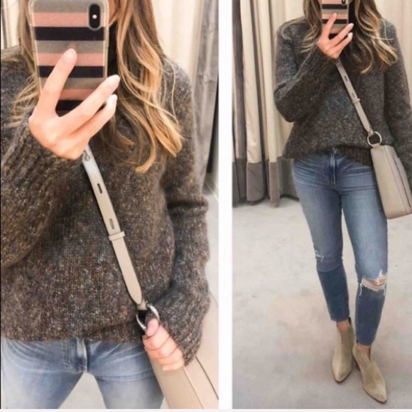 Nordstrom Signature Mohair & Wool Blend Sweater M